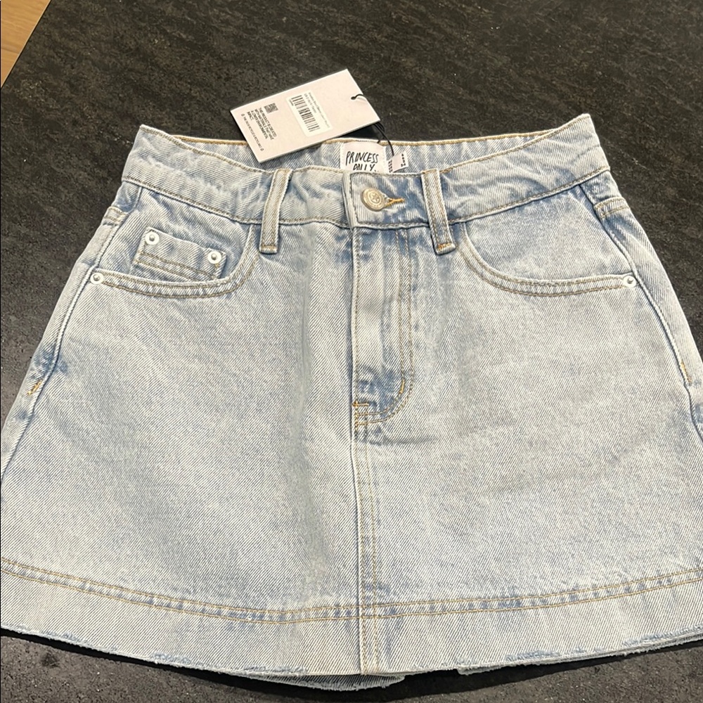 Polly Princess Light Blue Denim Skirt sz 2